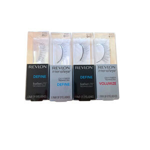 BNIB 4-pack Revlon intensifeye (2) and featherlite (2) sets of lashes